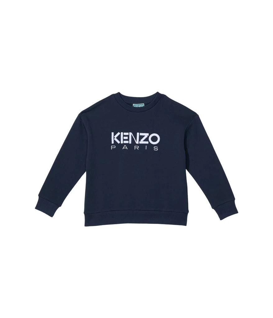 Kenzo Kids Sweatshirt Embroidered Logo On Chest (Little Kids/Big Kids) 1