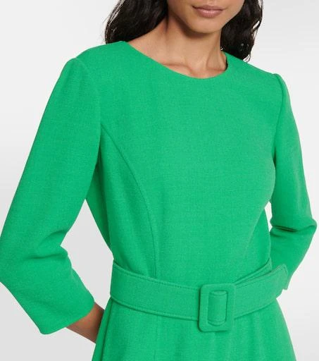 Embellished wool-blend midi dress  On Sale Now with Up to 40% Off |  Discover Exclusive Deals & Savings at BeyondStyle  Authentic Oscar de la  Renta e|midi dresses|o|n|m|designers|dresses|oscar de la  renta|w|clothing|women