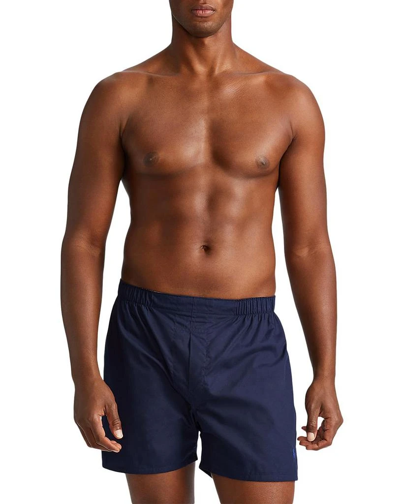 Ralph Lauren Classic Fit Woven Boxers, Pack of 3 4
