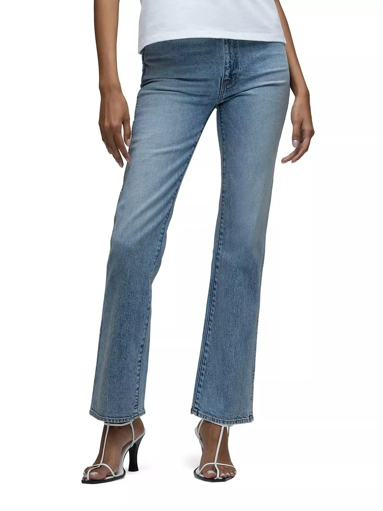 Hudson Brooks Nader x Hudson Breaux High-Rise Straight Ankle Jeans 4