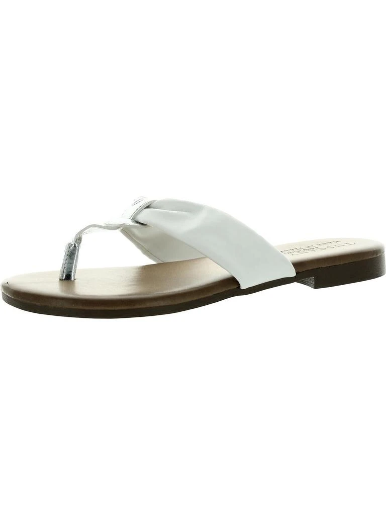 Tuscany By Easy Street Aulina Womens Thong Flat Thong Sandals 1