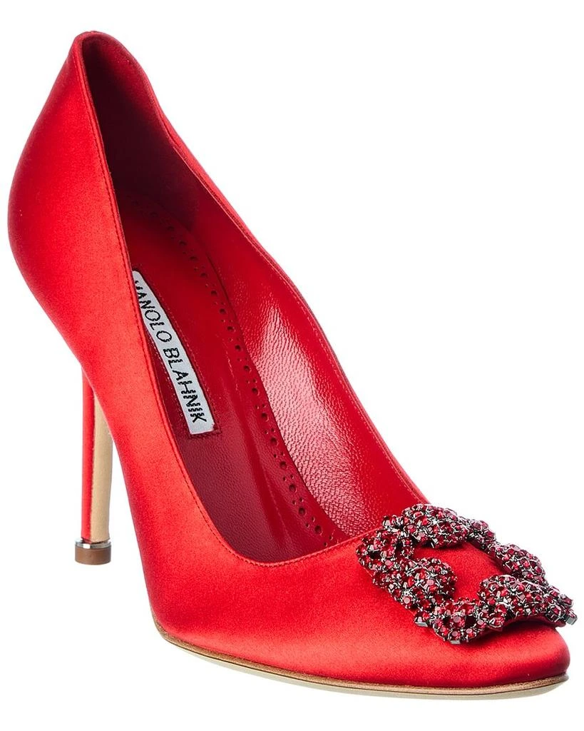 Manolo Blahnik Hangisi 105 Satin Pump 1