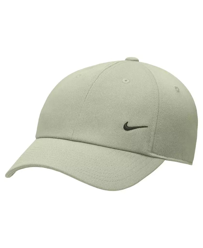 NIKE Men's and Women's Olive Swoosh Club Performance Adjustable Hat