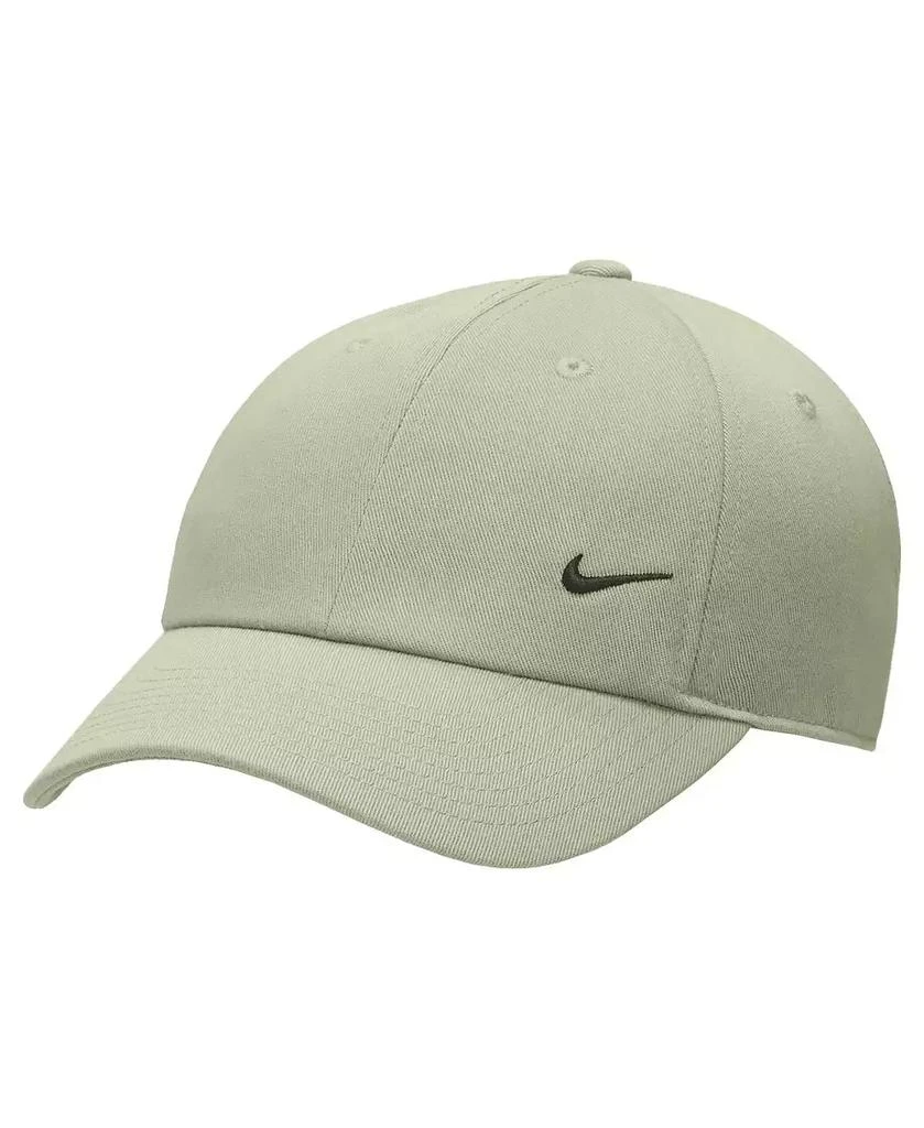 NIKE Men's and Women's Olive Swoosh Club Performance Adjustable Hat 1