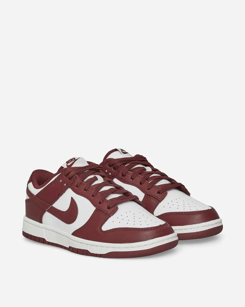 NIKE Dunk Low Retro Sneakers White / Redwood 2