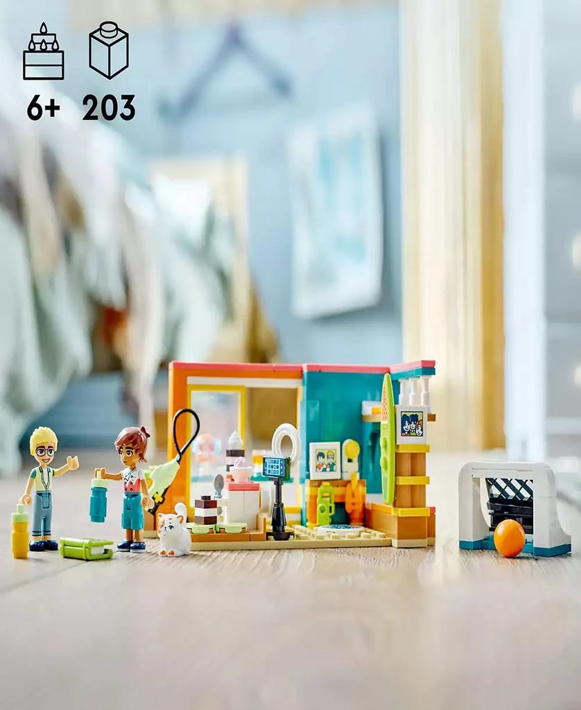 LEGO® Friends Leo's Room 41754 Toy Building Set with Leo, Olly and Cat Figures 5