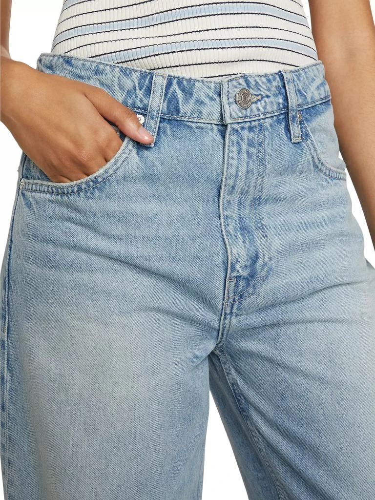 FRAME Barrel Cuffed-Hem Jeans 6