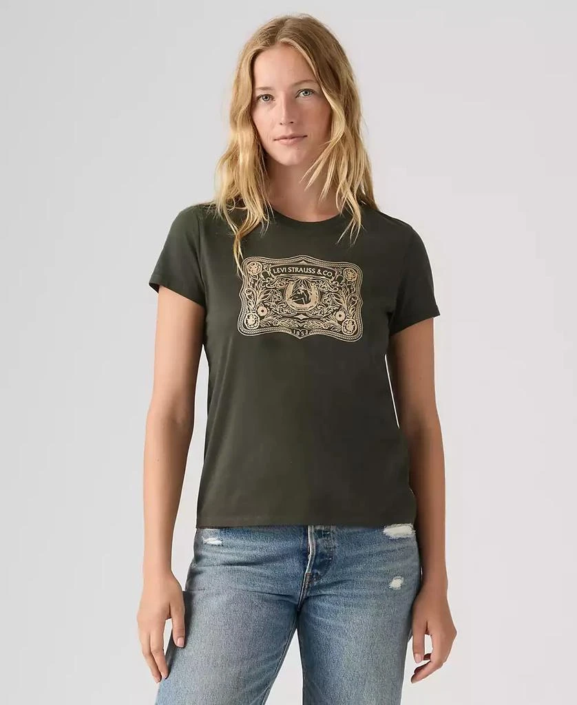 Levi's Women's Perfect Graphic Logo Cotton T-shirt 8