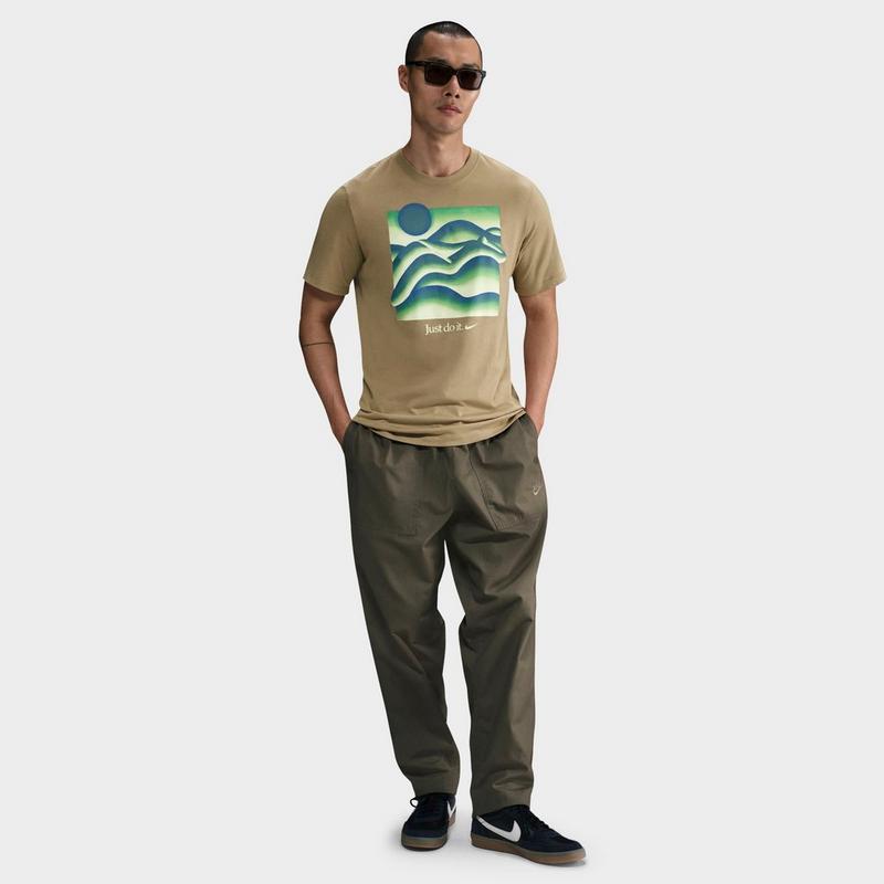 NIKE Men's Nike Sportswear Artistic Waves Graphic T-Shirt