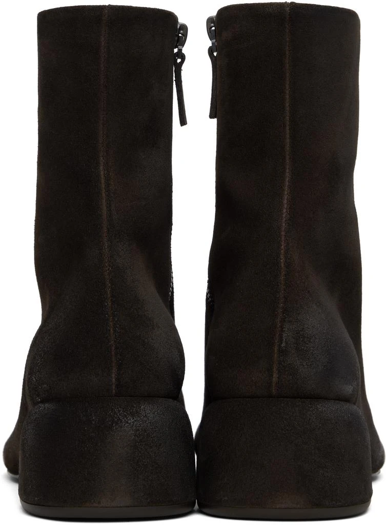 Marsèll Brown Basata Suede Ankle Boots 2