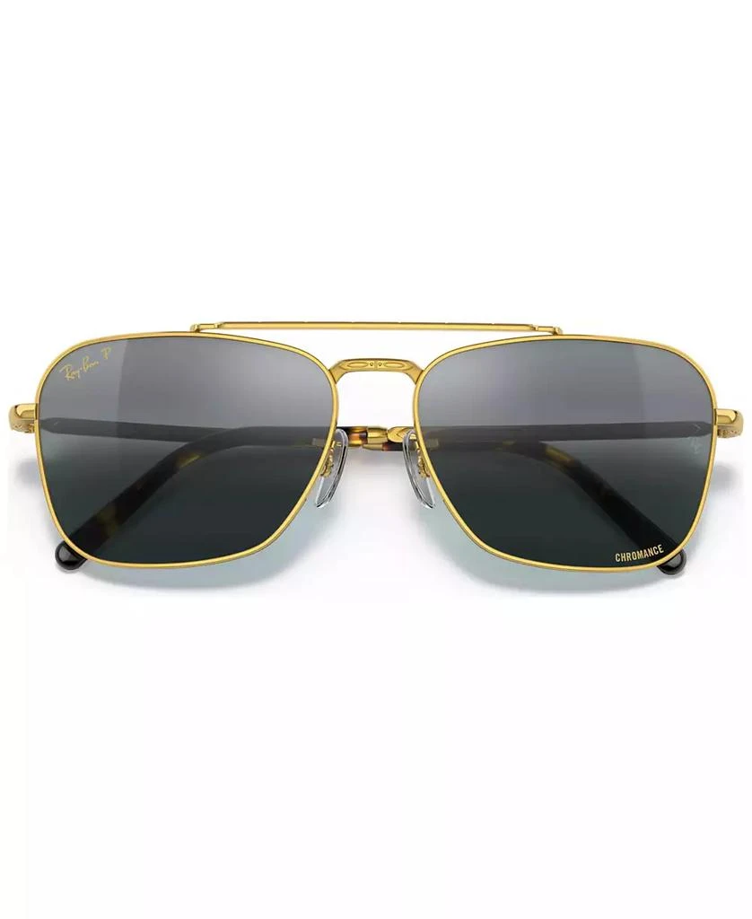 Ray-Ban Unisex Polarized Sunglasses, RB3636 NEW CARAVAN 58 3