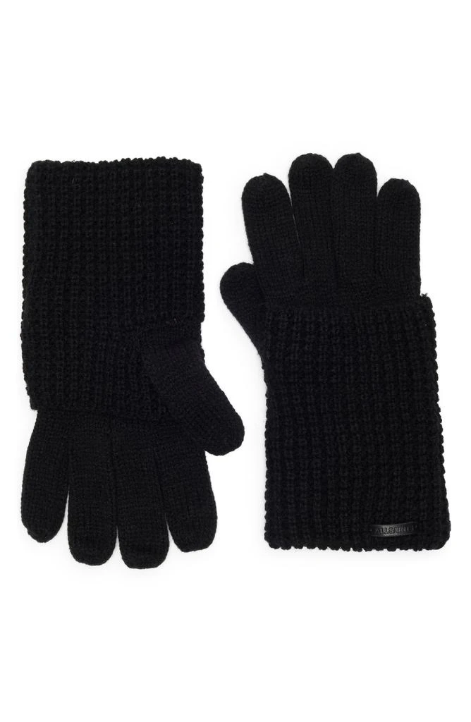 ALL SAINTS Mixed Stitch Gloves