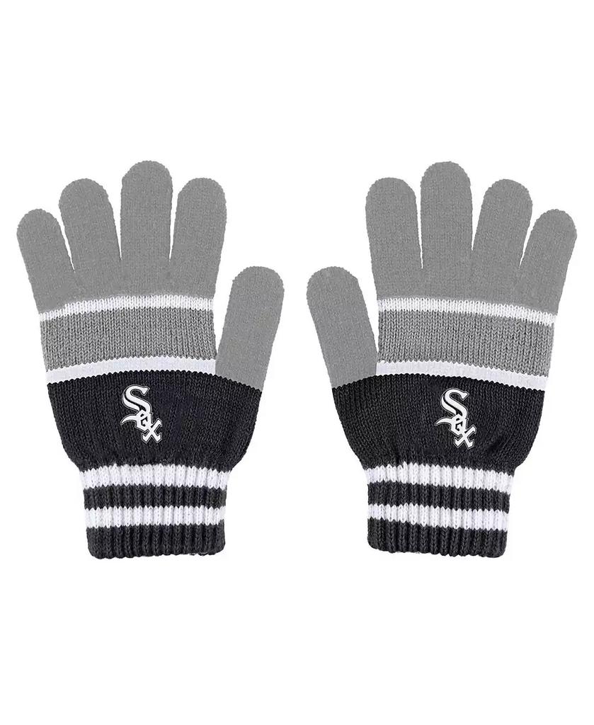 WEAR by Erin Andrews Women's Chicago White Sox Stripe Glove and Scarf Set
