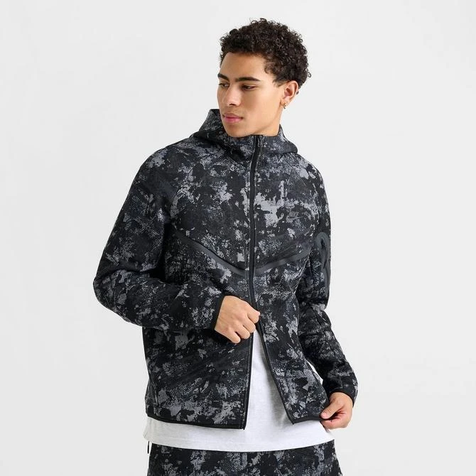 NIKE Men's Nike Tech Fleece Camo Windrunner Full-Zip Hoodie 3
