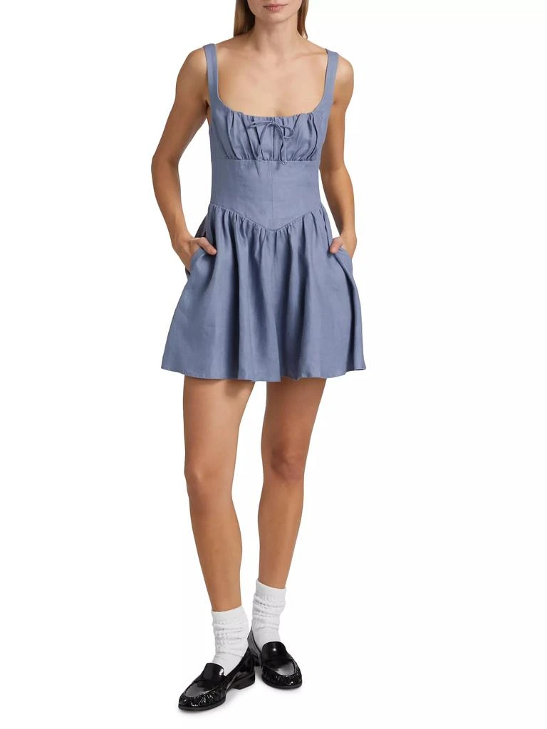 Reformation Daria Linen Minidress 2
