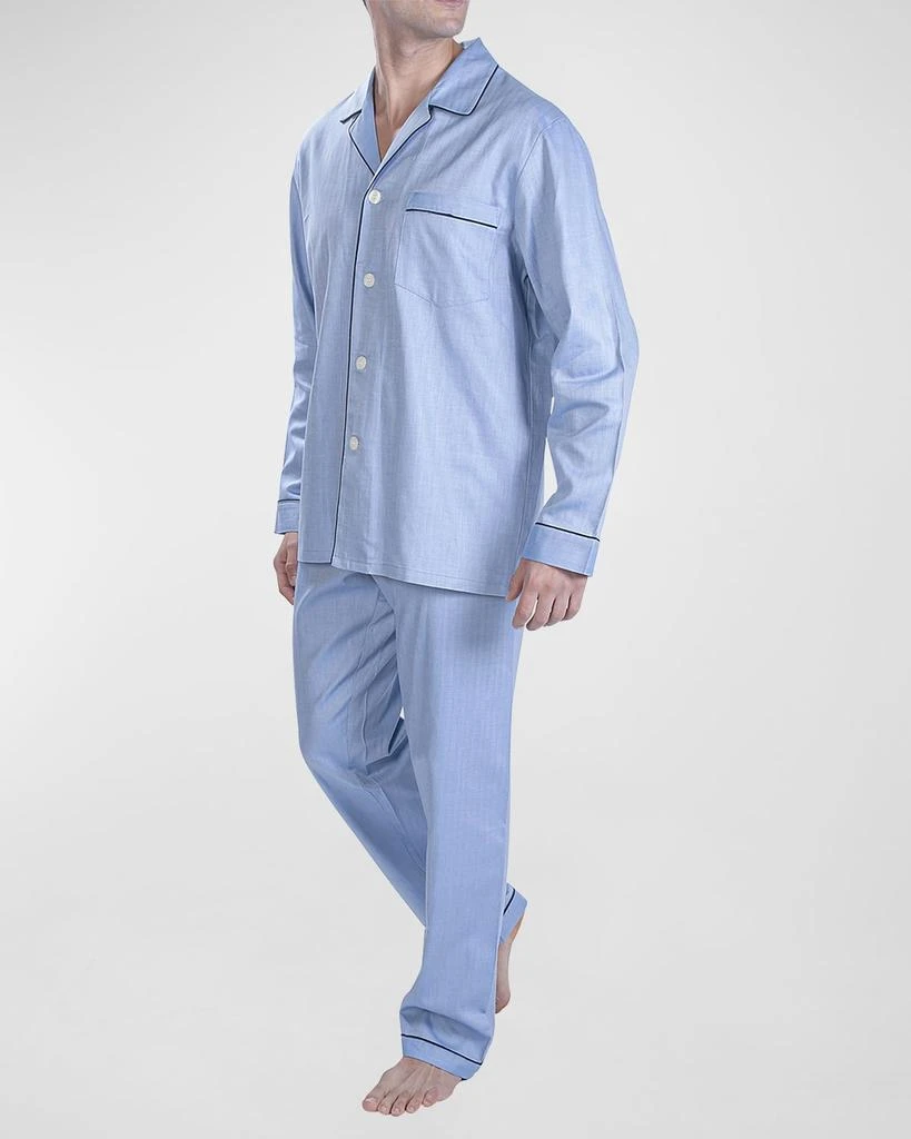 Majestic International Men
s Piped Pajama Set 2