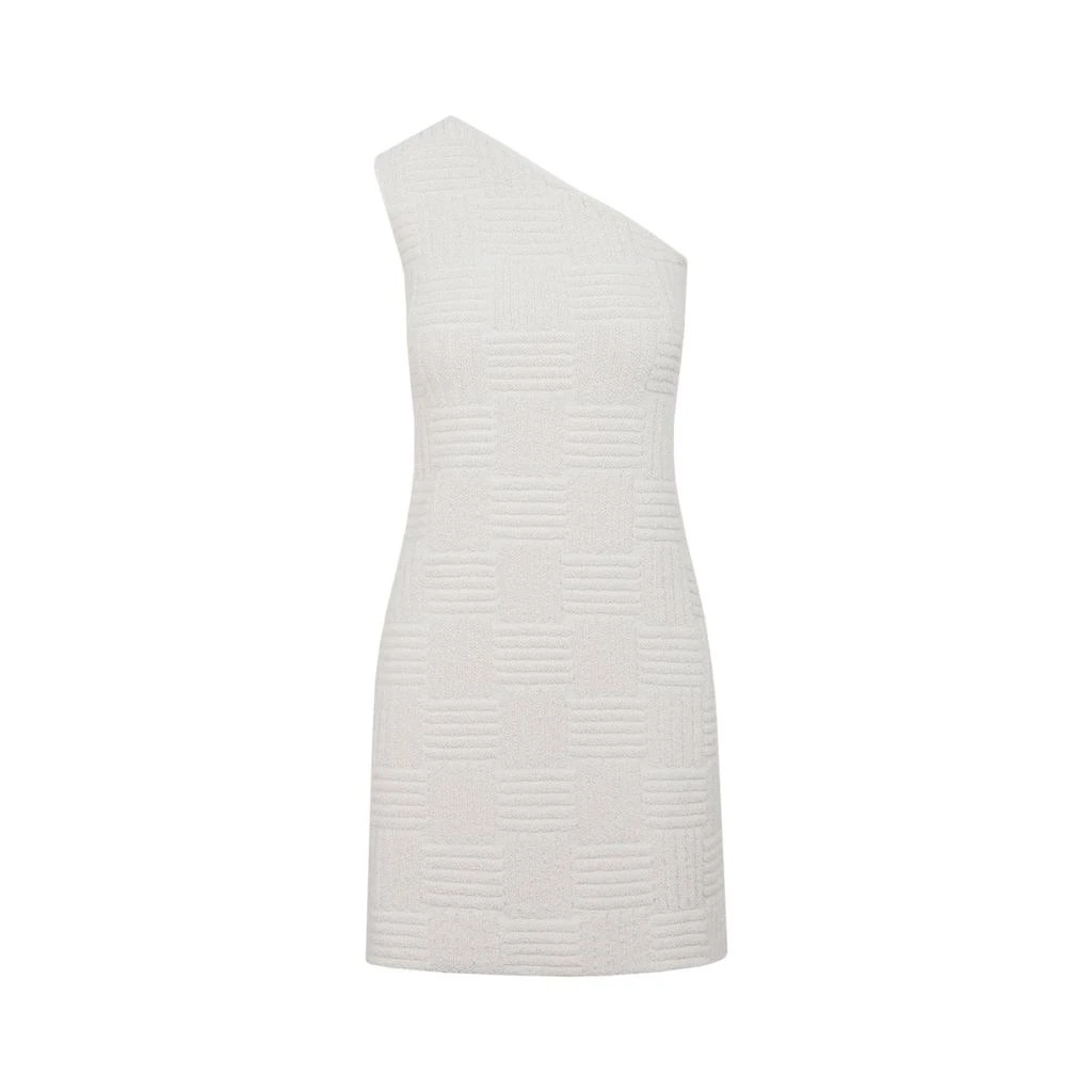 Bottega Veneta Bottega Veneta Jacquard One-Shoulder Mini Dress 1