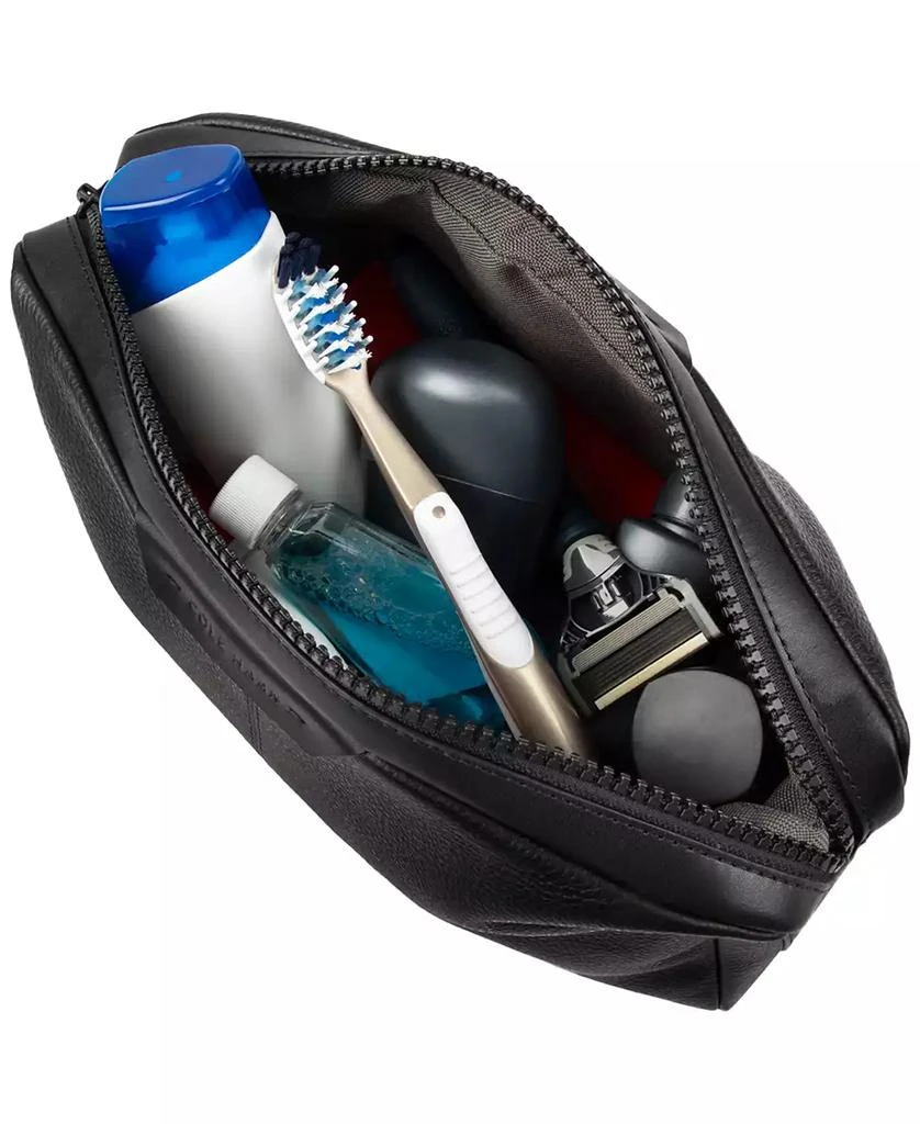 Cole Haan Men's Leather Travel Dopp Kit 5