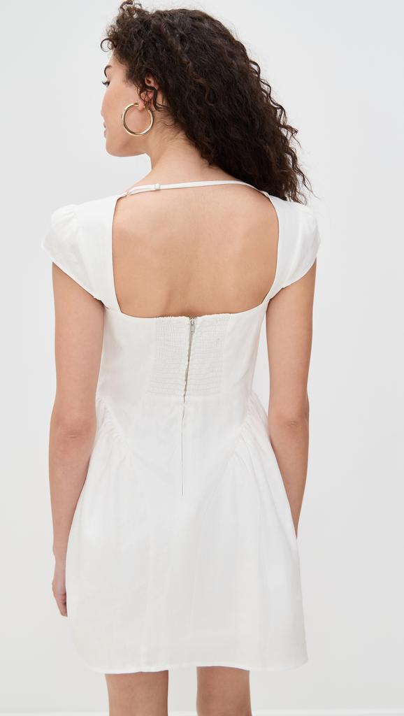 Reformation Oaklyn Linen Dress
