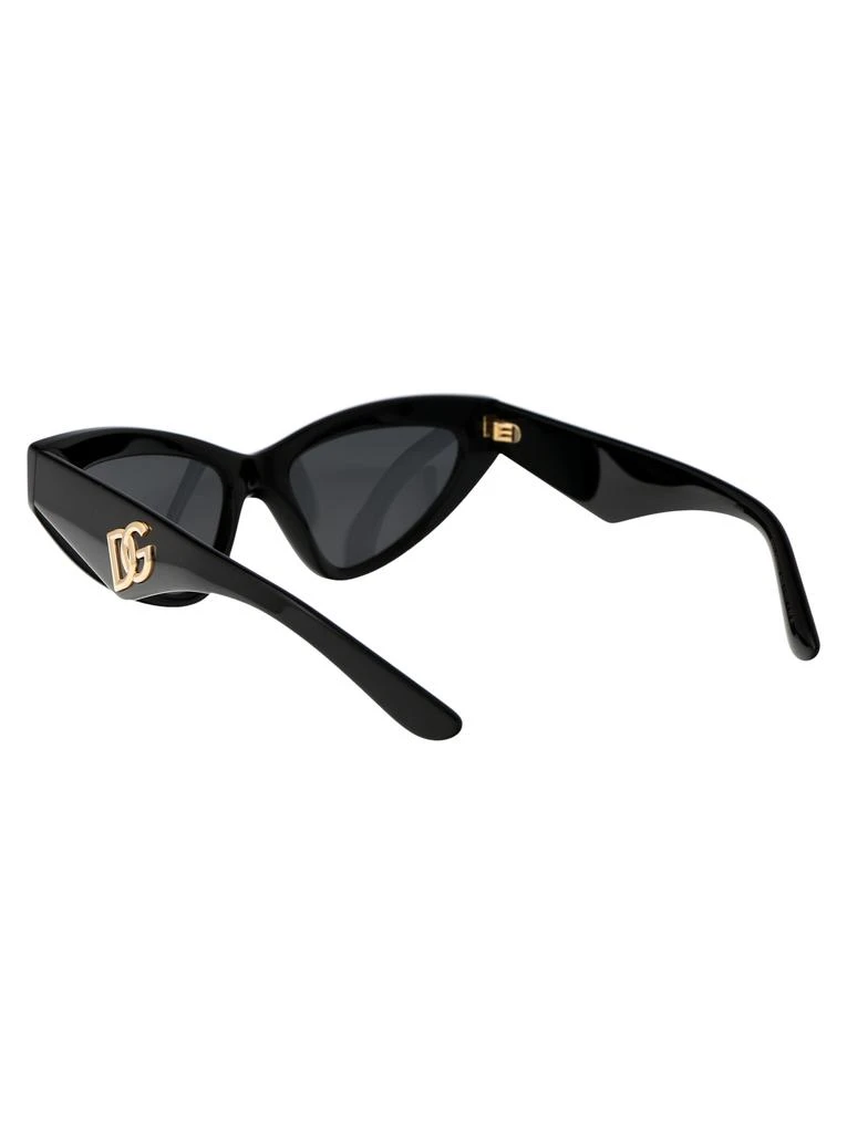 Dolce 
Gabbana BLACK ACETATE SUNGLASSES 4