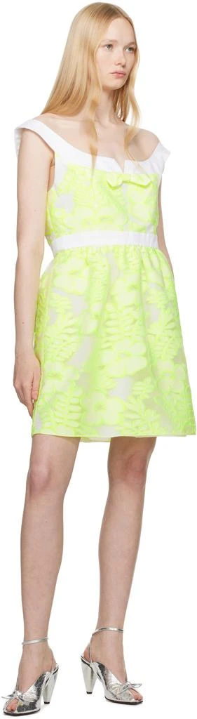 Anna Sui White 
Yellow Sweet Bow Minidress 4