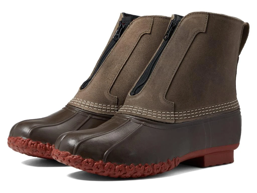 L.L.BEAN Bean Boot 8" Zip Front Fleece Lined 1
