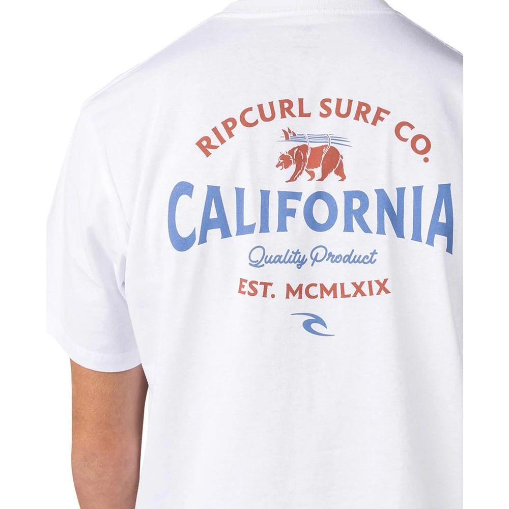 Rip Curl Men's Big Cali Bear Prem Short Sleeve T-shirt 4