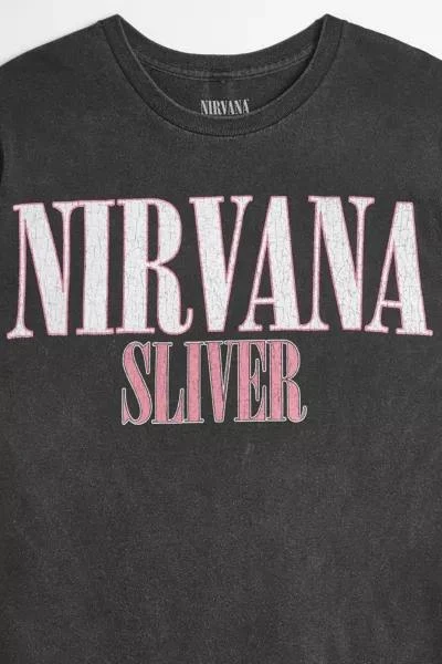 Urban Outfitters Nirvana Sliver Washed Cotton Graphic Tee 3