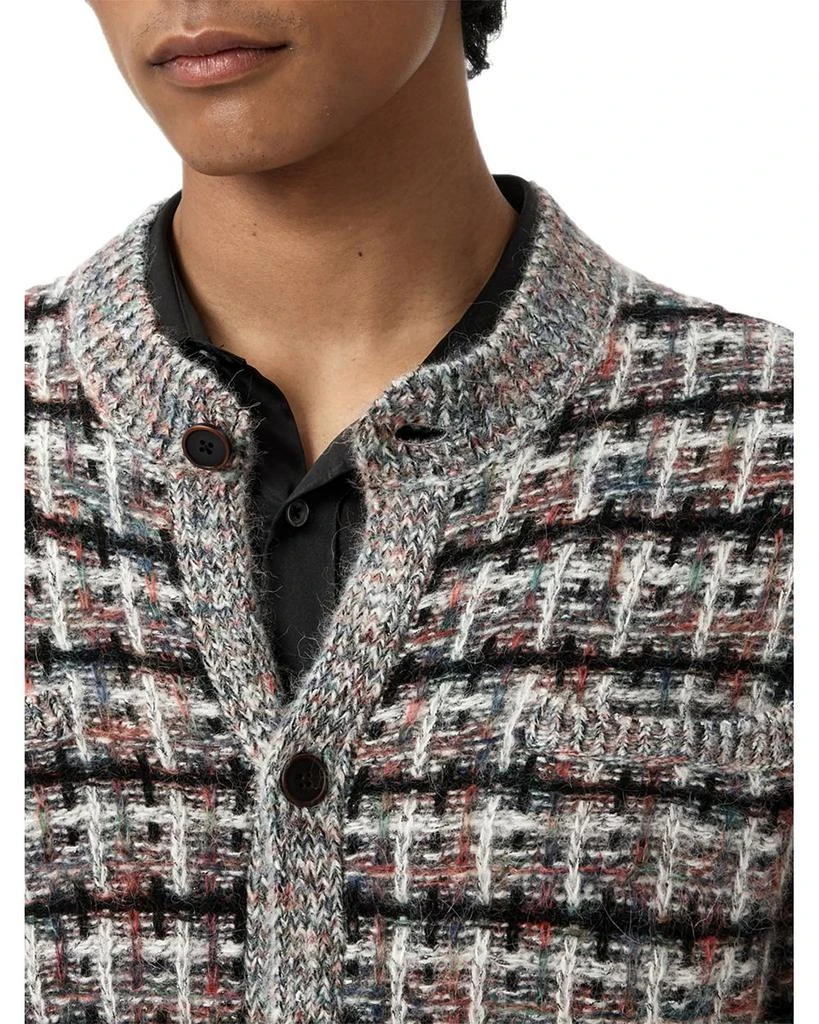 John Varvatos Textured Cardigan Sweater 6