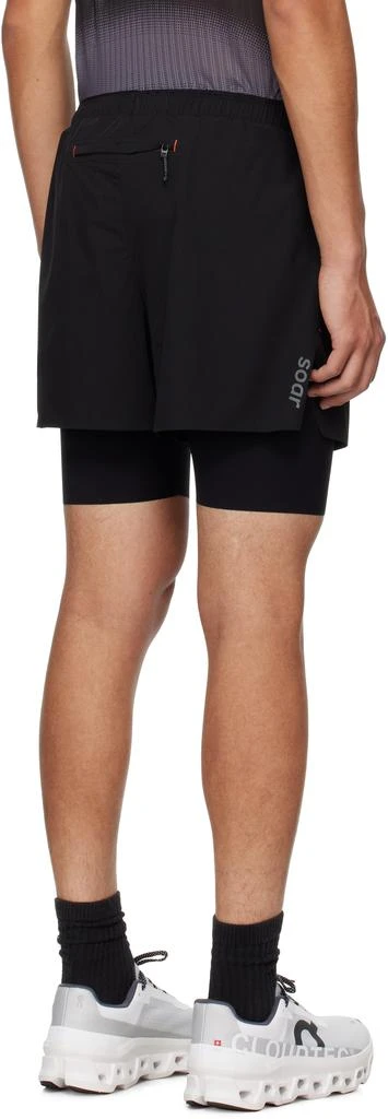 Soar Running Black Dual Run Shorts 3