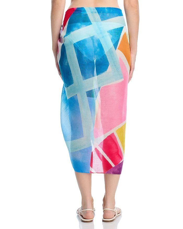 Echo Design Puzzle Wrap Swim Cover-Up 3