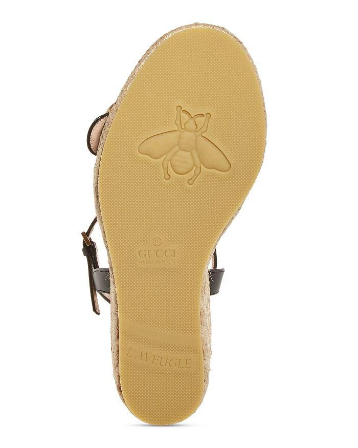 Gucci Women's Aitana Espadrille Wedge Sandals 7
