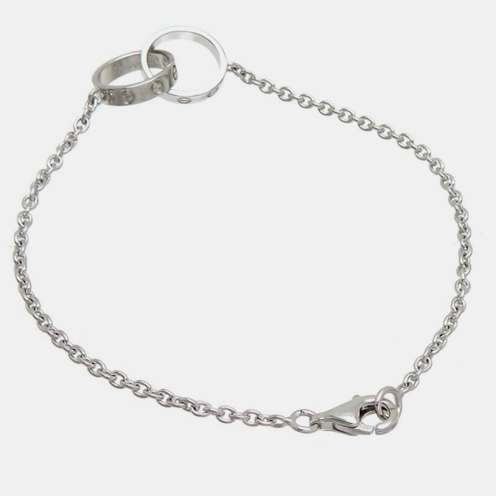 Cartier Cartier 18K White Gold Love Chain Bracelet