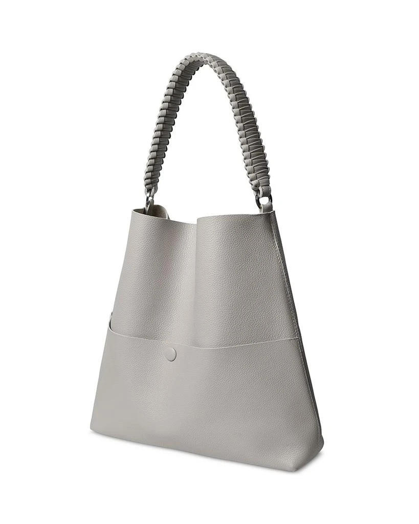 Callista Slim M Tote Oat Grained Leather 2