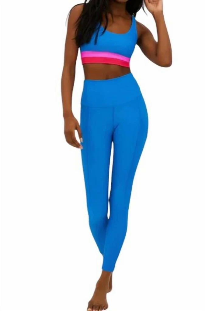 Beach Riot Mackenzie Summer Leggings In Blue 1