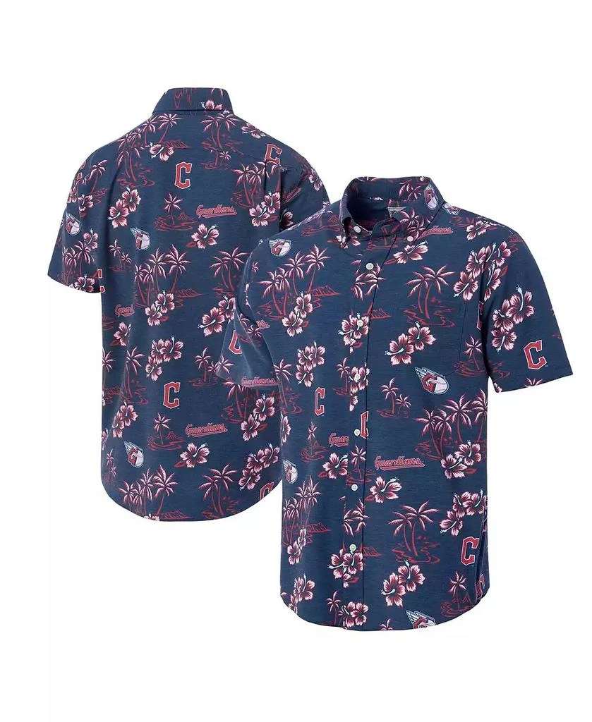 Reyn Spooner Men's Navy Cleveland Guardians Kekai Button-Down Shirt 1