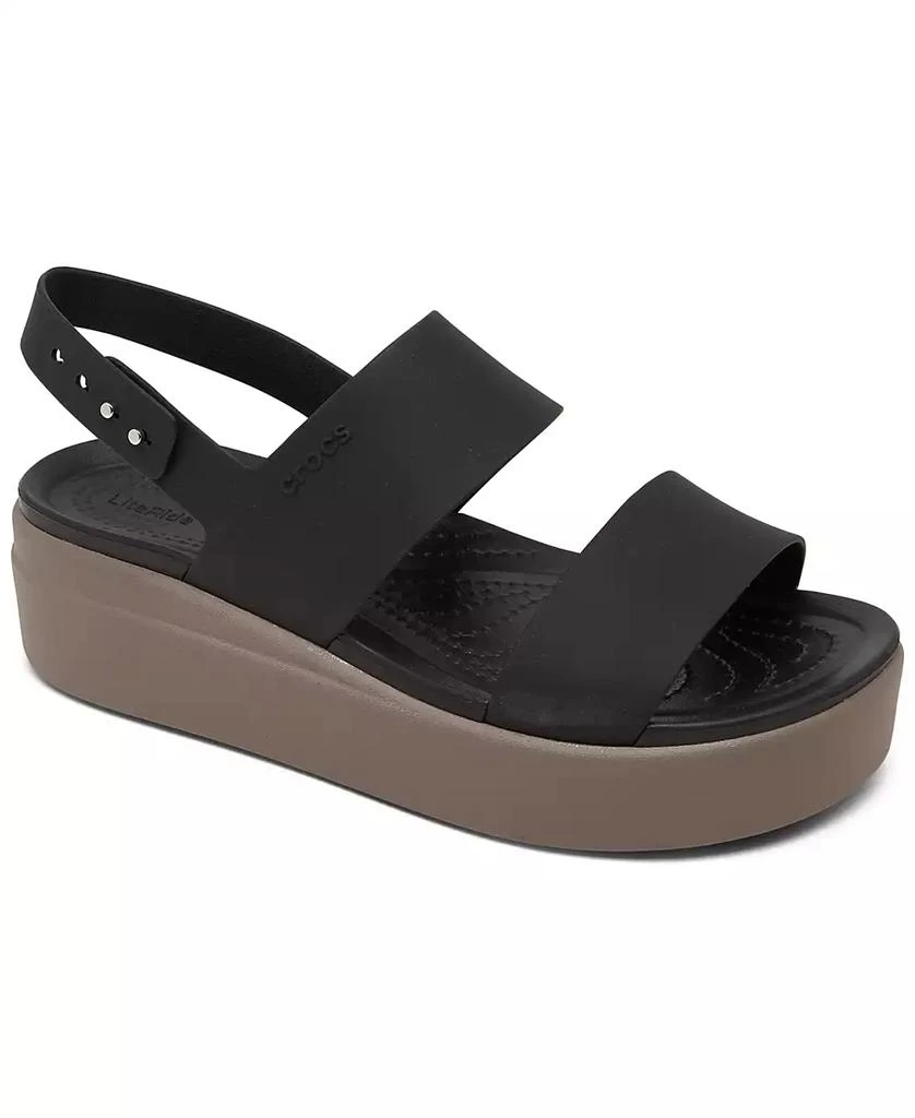 Crocs Women's Brooklyn Low Wedge Sandals from Finish Line 1