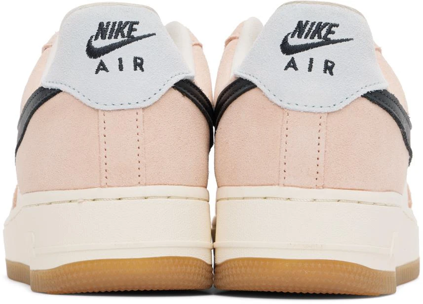 NIKE White & Pink Air Force 1 '07 Sneakers 2