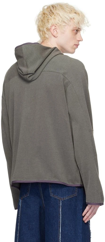 JieDa Gray Zip Hoodie 3