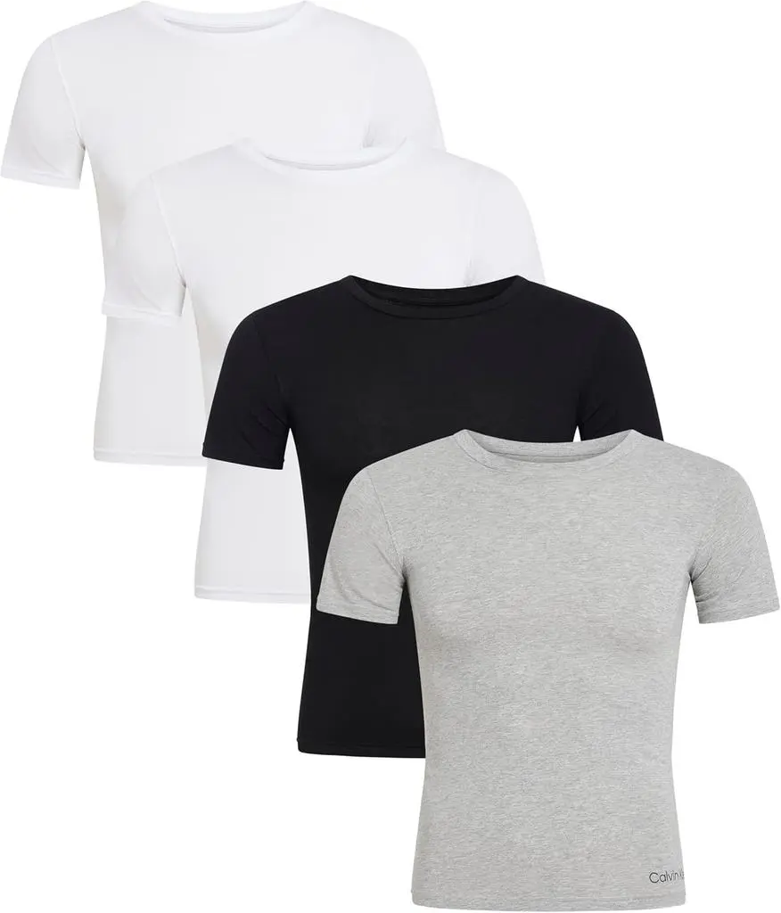 Calvin Klein Calvin Klein Kids Boys' Short Sleeve Cotton Crewneck T-Shirt Multipack