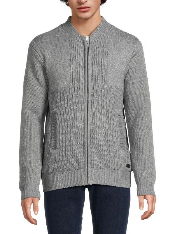 BUFFALO David Bitton Wilcox Polar Fleece-Lined Cardigan 1