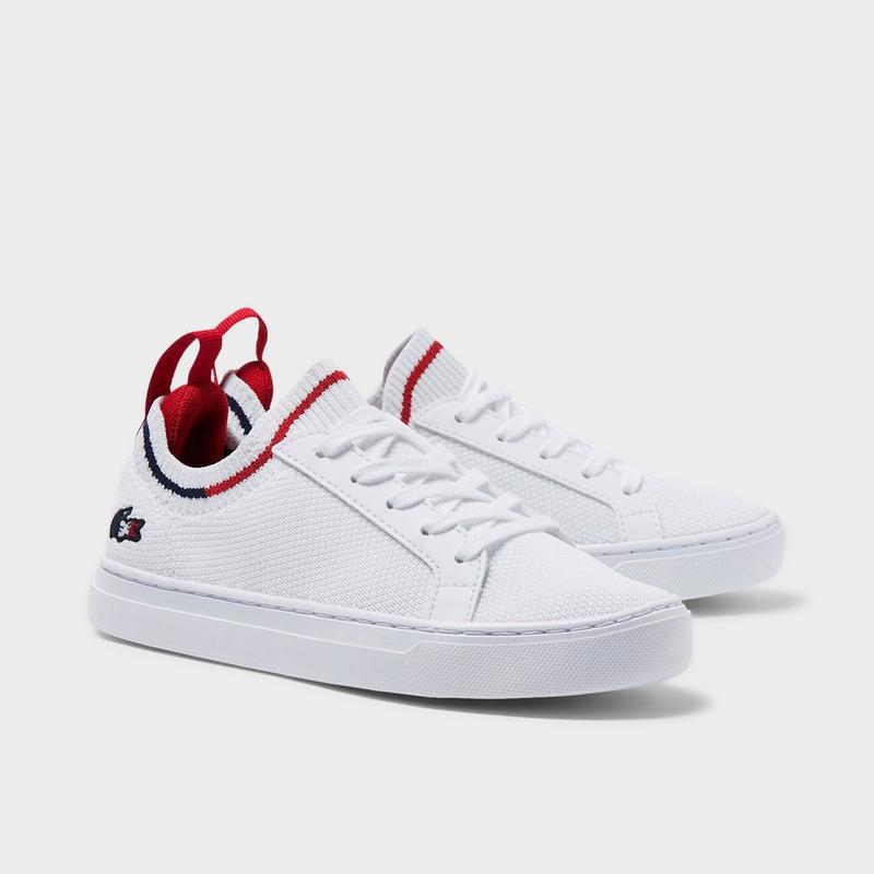 Lacoste Big Kids' Lacoste La Piquee Tricolor Stretch Lace Casual Shoes