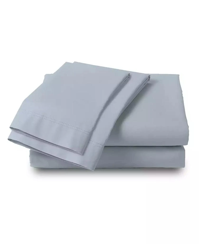 Color Sense 300 Thread Count 100% Cotton Sateen 3-Pc. Sheet Set, Twin