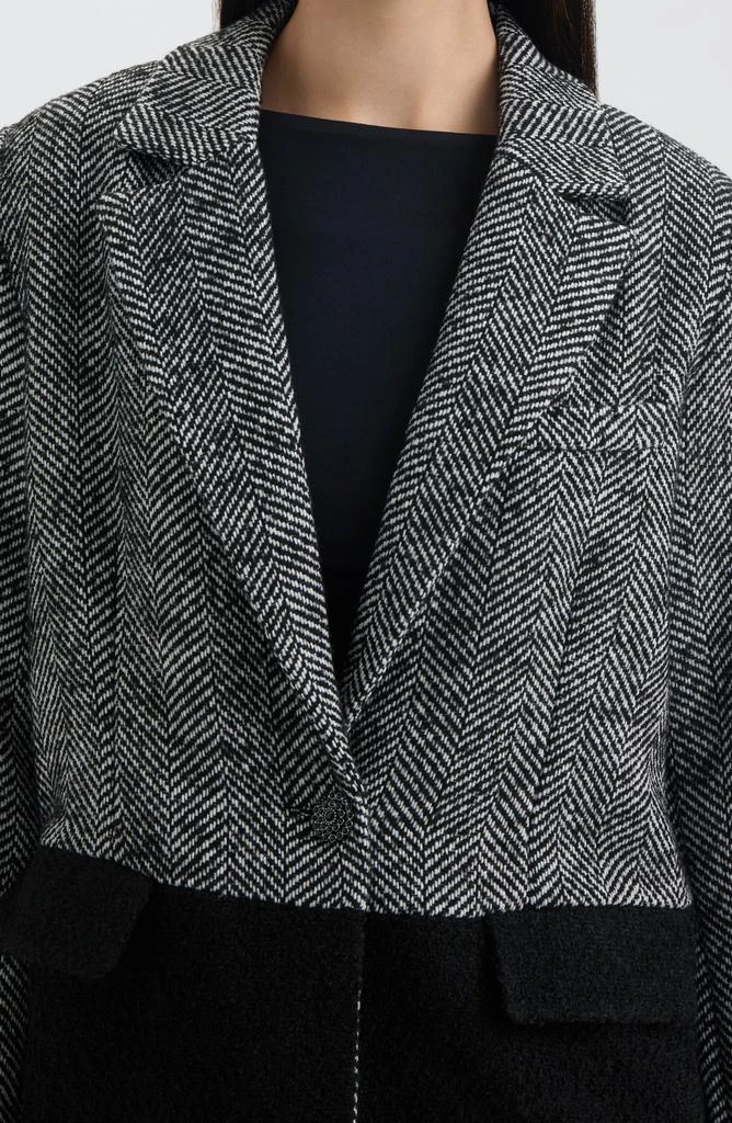 NVLT Tweed Colorblock Blazer 3