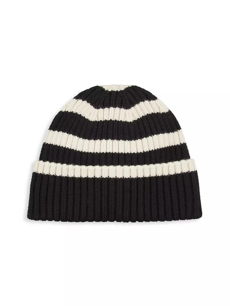 Toteme Signature Striped Wool Beanie 1