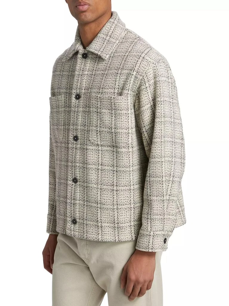 FRAME Flannel Overshirt Jacket 4