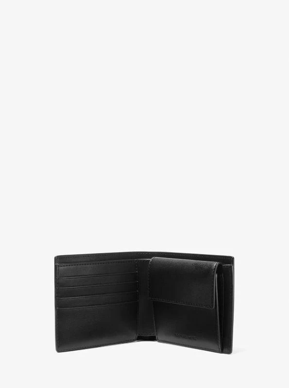 Michael Kors Hudson Leopard Logo Billfold Wallet 2