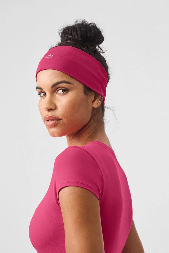 Alo Airlift Headband - Pink Summer Crush 3