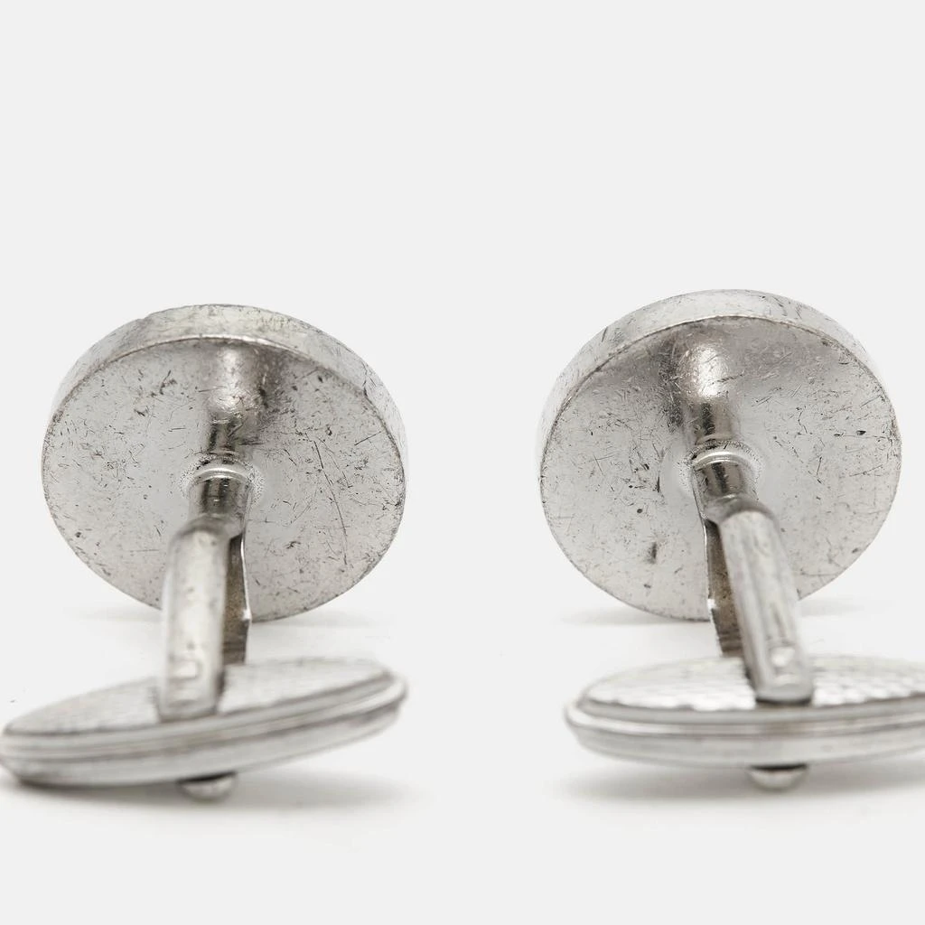 Dunhill Alfred Dunhill Button Sterling Silver Cufflinks 4