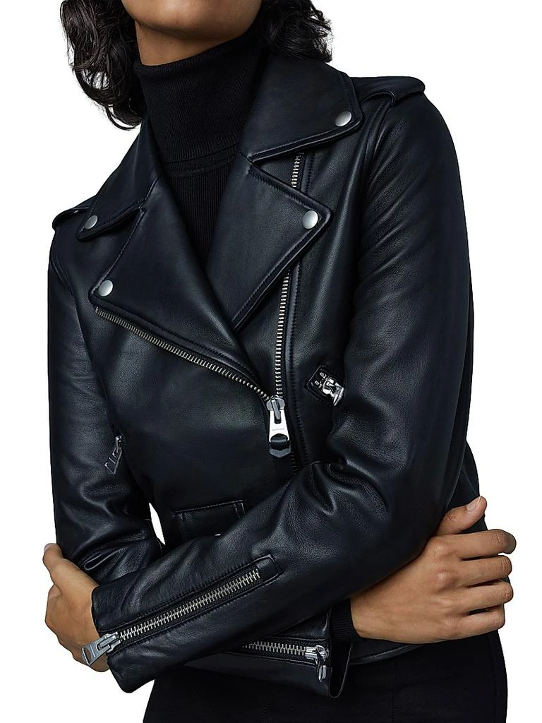 Mackage Baya Lambskin Biker Jacket 6